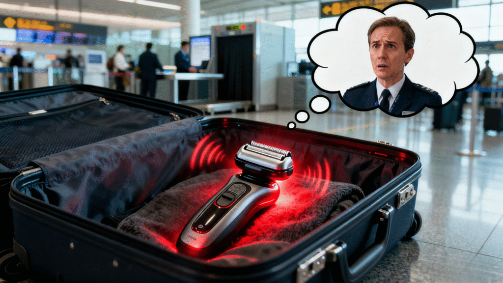 traveling with a body groomer