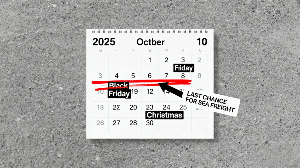 sea freight deadlines