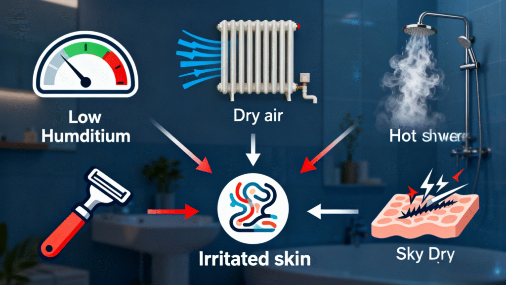 Shaving in the Winter