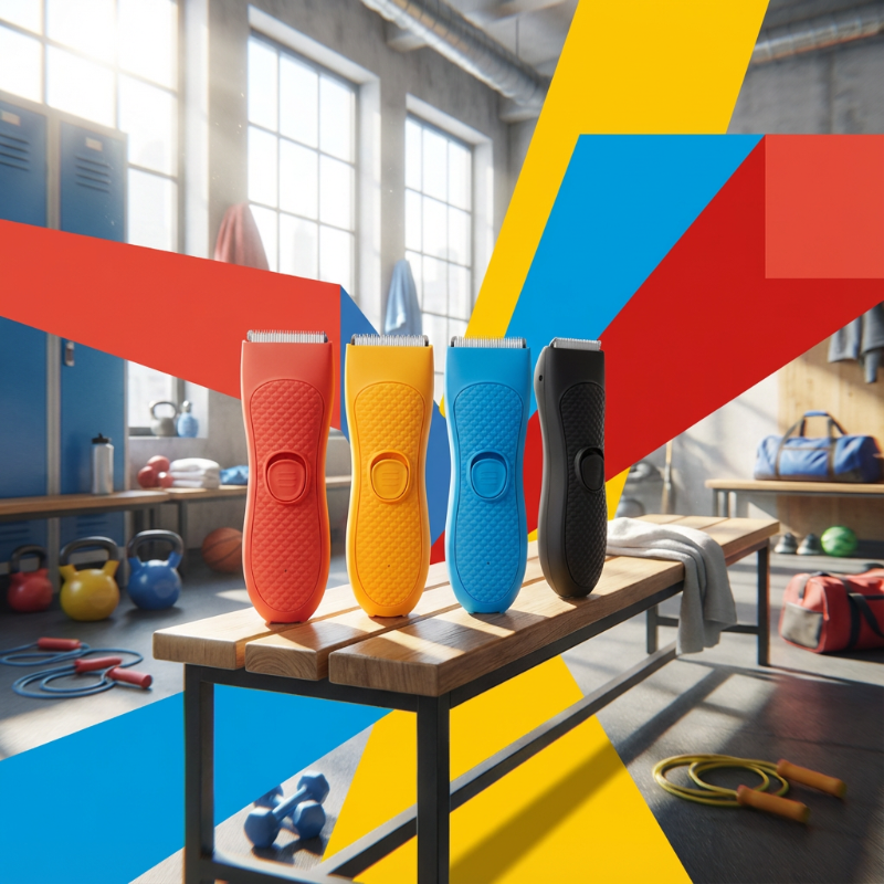 Electric body hair trimmer