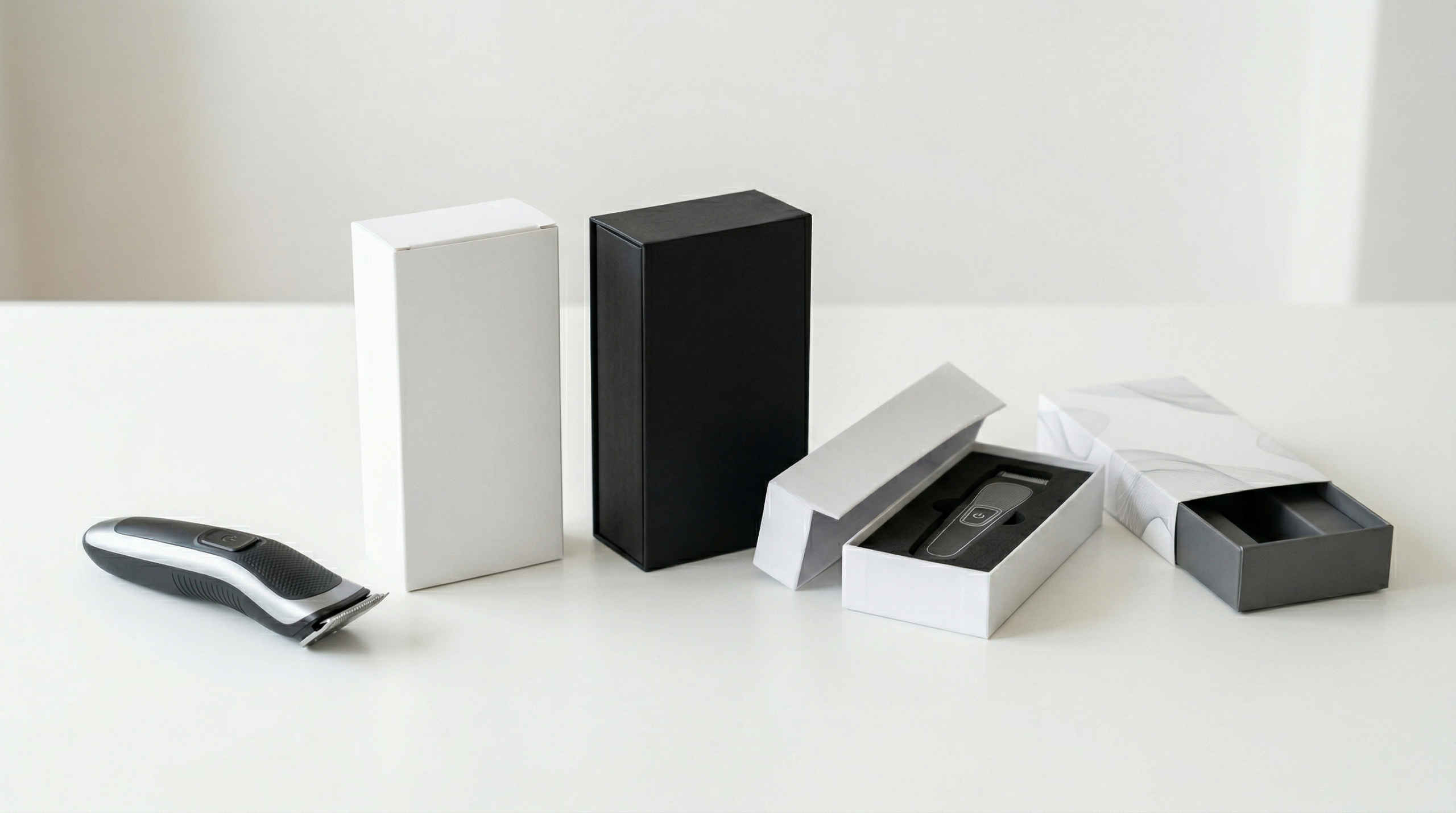 body trimmer packaging types folding carton rigid box